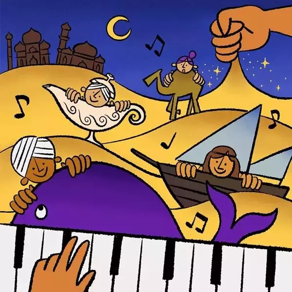 子どもの“心の温度”が上がる「ピアノと砂のアラビアンナイト」