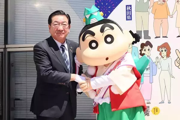 『映画クレヨンしんちゃん』最新作、秋田県で大々的なキャンペーンを実施　家族全員が妖怪化した新スチールも解禁