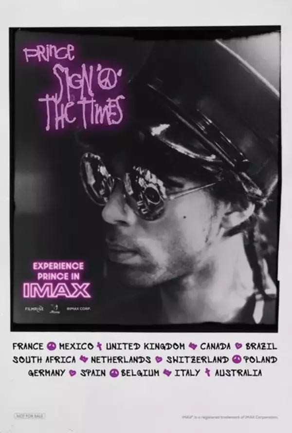 映画『プリンス：サイン・オブ・ザ・タイムズ』本編歌唱シーン公開　日本限定オリジナルポストカードの配布も決定
