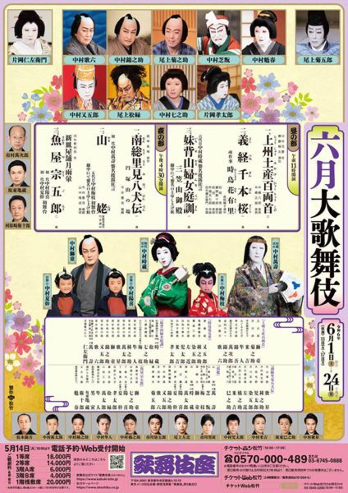 萬屋 錦之介 家 系図