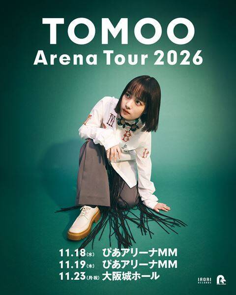 TOMOO、ホールツアー『DEAR MYSTERIES』より「オセロ」ライブ映像公開　日本武道館公演の全編プレミア公開も決定