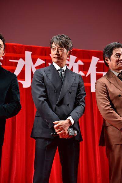 織田裕二＆反町隆史の不仲説に亀梨和也が慌てて火消し！ 豪華キャスト集結の『北方謙三 水滸伝』ジャパンプレミア