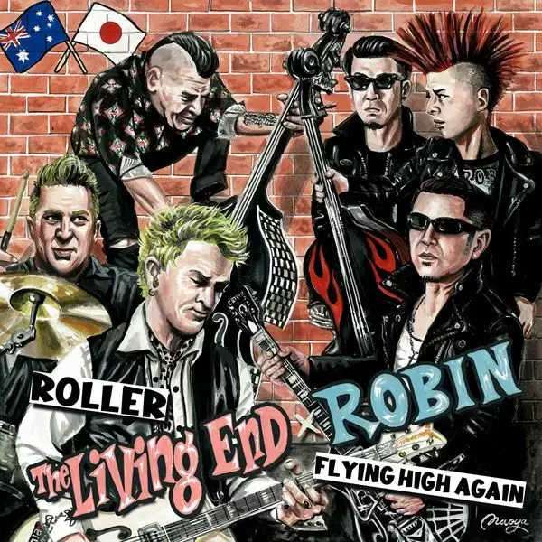 The Living End × ROBIN、限定500枚スプリット7インチ発売　ツアーグッズも公開