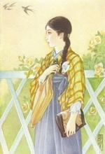 宝塚の「緑の袴」の展示も『はいからモダン袴スタイル ―「女袴」の近現代―』弥生美術館で