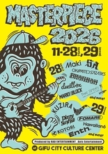 『MASTERPIECE 2026』第2弾出演アーティスト発表　04 Limited Sazabys、FOMARE、サバシスターら8組追加