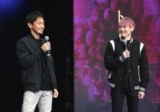 【ボートレースびわこ・GⅡ秩父宮妃記念杯】馬場貴也支部長が、緊張でガチガチの後輩レーサー22歳を全力サポート〝マイクはここ〟／場内でトークショー