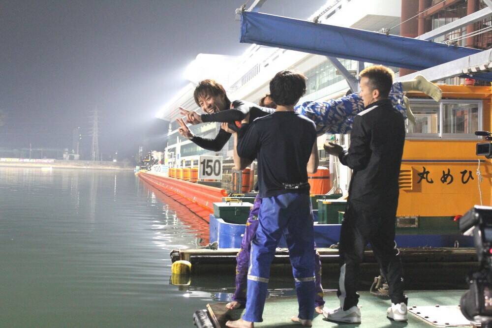 【ボートレース若松（ナイター）GⅠ周年記念】優勝した木下翔太のプロフィルと水神祭
