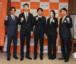 【オートレース】山陽所属の新人3人が山陽小野田市の市長を表敬訪問