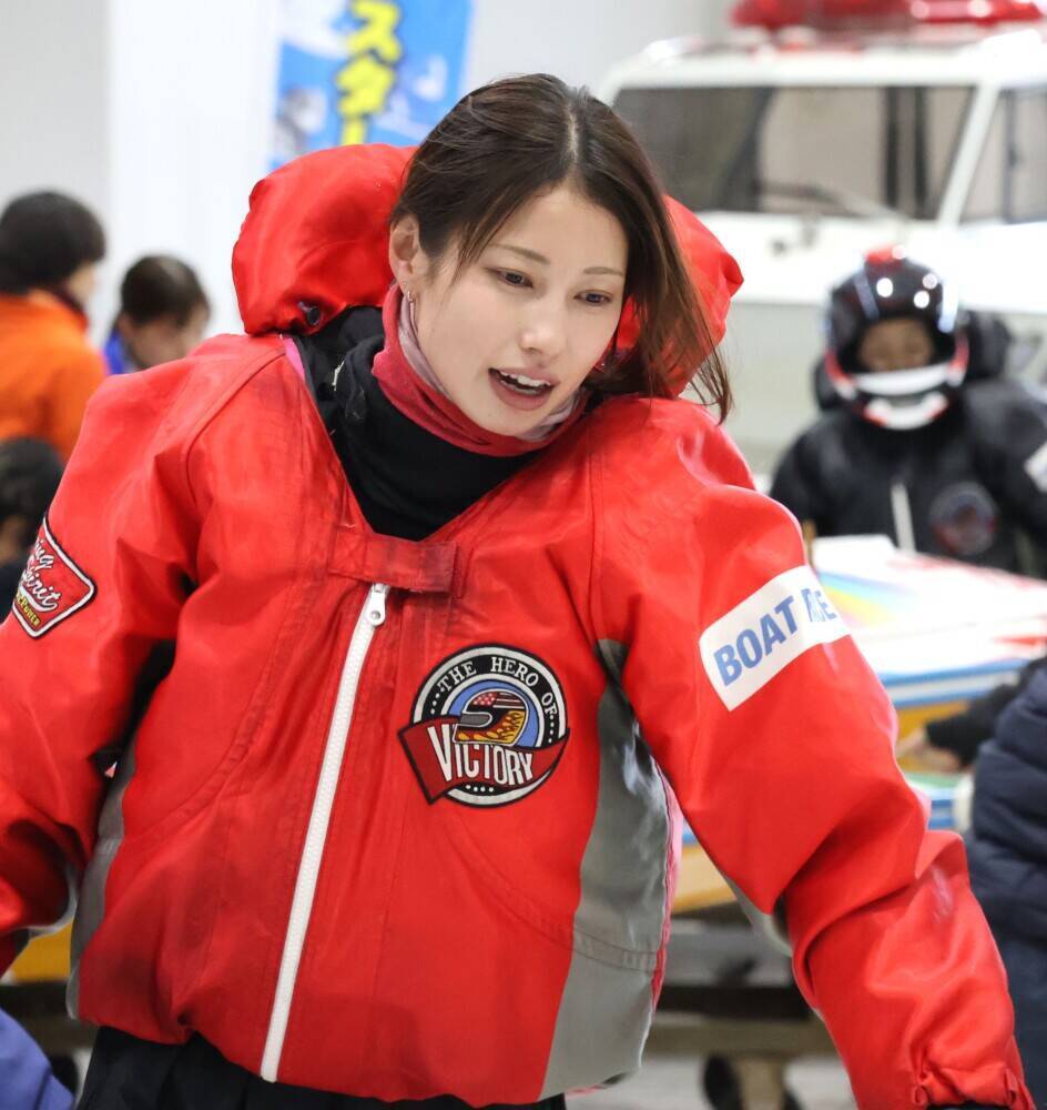 【ボートレースからつ（モーニング）GⅢオールレディース】昨年末にデビュー初優出に成功した内山七海が②①着の好スタート「いい流れを崩さないように」