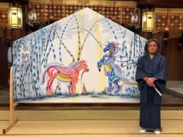 暦が告げる寒の季節　地域で続く神社行事と干支の巨大絵馬　兵庫・姫路