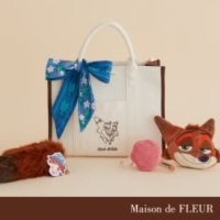 最新映画コラボ！「Maison de FLEUR×ズートピア2」　キツネのニックのしっぽグッズも