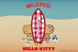 「夏アイテム発売！「ハローキティ×MILKFED.」コラボ　日焼けキティとミミィのサマーデザイン」の画像1