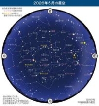 春の星座が観察のチャンス　満月は2回　31日は最も遠い満月に　2026年5月の星空散歩