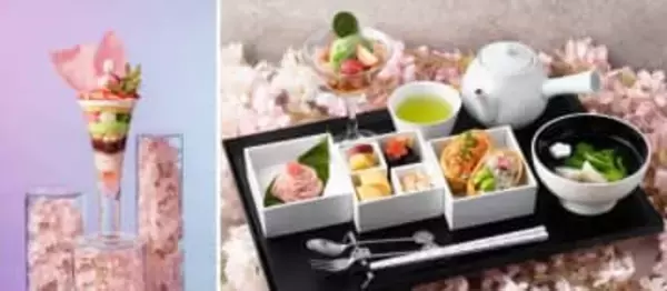 祇園辻利・茶寮都路里 “花ひらく春”  お茶とお茶スイーツ  大丸心斎橋店・開業300年特別企画