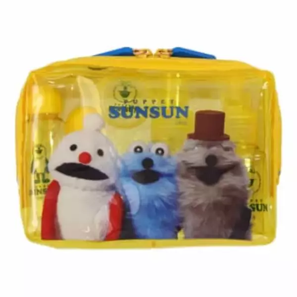 「パペットスンスン」デザインのトラベルシリーズ発売中！スンスンのアイマスクや仲間たちのグッズも