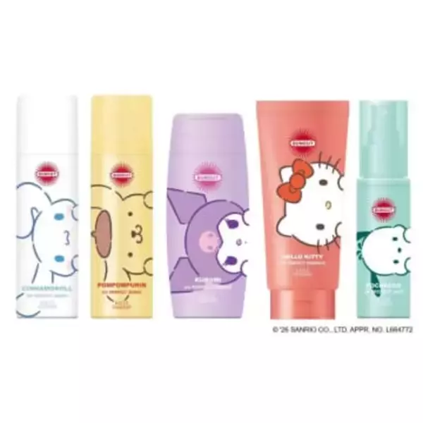 限定デザイン！「サンカット×サンリオキャラクターズ」シナモロールやクロミの日やけ止め発売中