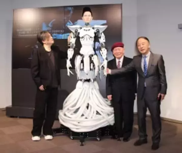 AIロボが歌う「アンドロイド・オペラ」5月、大阪で初開催　記者発表で海原はるか・かなたがネタ披露