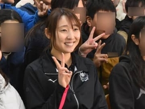 「夢がなくて悩んだ」過去も　バレーボール元日本代表が小学校で特別授業　「緊張は成長痛」とエール