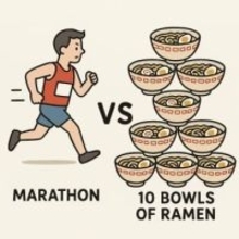どっち派？　挑戦するなら…「フルマラソンを走る」or「ラーメン10杯食べる」