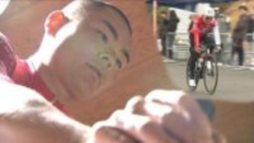 北広島町から世界へ　チーム右京21歳の自転車ロードレーサーに密着
