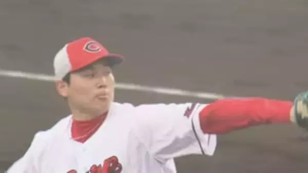 【カープ沖縄キャンプ】栗林がシート打撃登板　フォークが抜群も真っ直ぐの出力を課題に挙げる