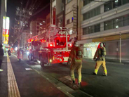 「飲食店からガス爆発」と通報　広島市中区で火事か　男性１人がやけどとの情報