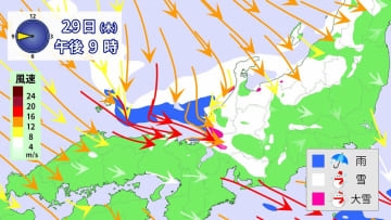【強烈寒波・第2波】29～30日「警報級の大雪」のおそれ　東日本～西日本の日本海側　JPCZが停滞　冬用タイヤ必須【雪の降り方シミュレーション】