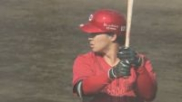 【カープ日南キャンプ】打撃で存在感　育成ルーキー捕手　小林結太