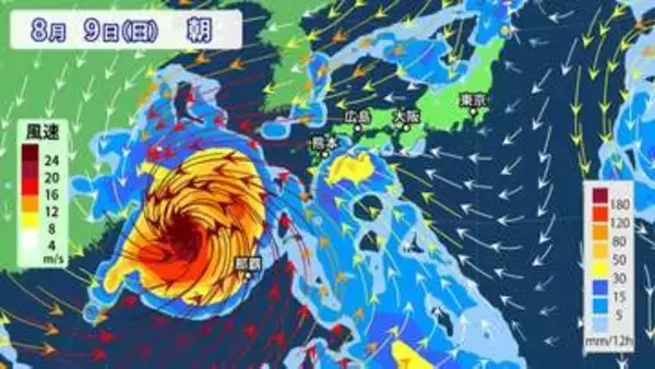 【台風情報】「大型」「非常に強い」台風13号　進路・「各国モデル」比較　最大瞬間風速60m/s　7日頃に沖縄直撃か　その後北に進み熊本地震被災地への影響懸念　気象庁　※5日午後5時現在
