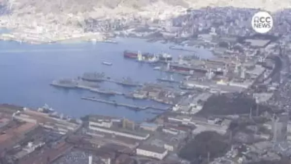 「燃料送油中に海上へ流出した」海上自衛隊呉基地の護衛艦「かが」から海保へ通報　燃料の軽油が海上へ流出か　陸上へ送油中