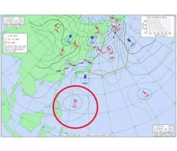 【次の台風のたまご】南海上に熱帯低気圧発生へ　日本への影響は？　※22日午前7時半