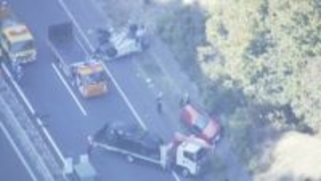 【速報】山陽道で多重事故　車両10台関係か　けが人10人以上　小谷ＳＡ付近　広島