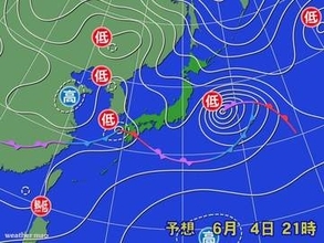 【台風のたまご】「熱帯低気圧」発生へ　6日（土）～8日（月）頃日本列島まとまった雨か　台風6号の次はどうなる？※雨と風のシミュレーション