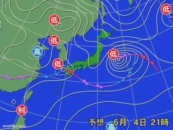【台風のたまご】「熱帯低気圧」発生へ　6日（土）～8日（月）頃日本列島まとまった雨か　台風6号の次はどうなる？※雨と風のシミュレーション