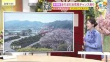 【あす4/1(水)広島天気 】再び傘の出番　朝は傘を忘れずに　気温ダウンできょうよりひんやり