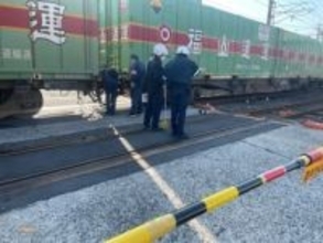 JR山陽線で貨物列車と人が接触　非常ブレーキかけたが間に合わず　五日市～岩国間運転見合わせ　広島県廿日市市