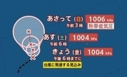 【台風発生へ】熱帯低気圧が発達　最大瞬間風速23m/s