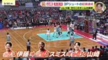 CS進出のため最後まで戦う　ドラゴンフライズ　山崎とスミスが3P500本達成