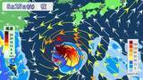 「【台風情報】「非常に強い」台風18号　沖縄地方で大雨･暴風の恐れ　来週も「気がかりな渦」接近か　気象庁　【9月4日までの雨風シミュレーション】※25日午前8時30分」の画像1