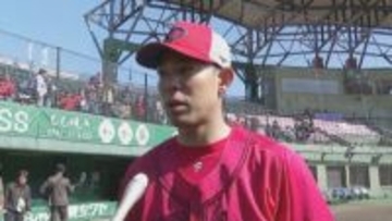 チーム最年長の秋山翔吾「彼らの勢いから刺激をもらいながらやっていきたい」若手台頭の中で見せる道標　日南キャンプ打ち上げ一問一答　カープ