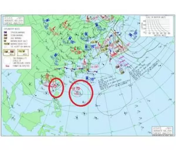 【台風のたまご】新たな熱帯低気圧が2つ　日本への影響は　秋雨前線の刺激は？※9月10日までの雨・風シミュレーション