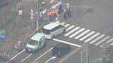 「インターチェンジ降りた交差点で追突か　尾道市で車5台が絡む事故　8人搬送・女性1人重傷見込み　広島」の画像1