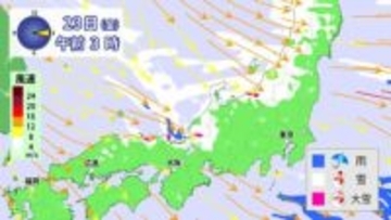 【今季最長の寒波】23日も日本海側中心に大雪　原因のJPCZとは　東海道新幹線にも遅れ　冬用タイヤ必須　ノーマルタイヤは避けて【雪の降り方シミュレーション】