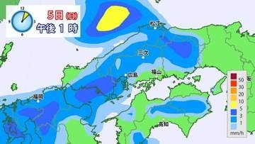 【警報級の大雨】週末から週明けは災害の危険度上がる予想　7月5日（日）6日（月）に早期注意情報　梅雨前線が活発化　※雨と風のシミュレーション　広島県天気