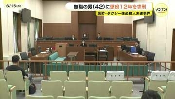 強盗殺人未遂などの罪に問われた無職の男(42)に懲役12年求刑 弁護側は懲役6~8年が妥当と主張　争点は男の責任能力 広島地裁
