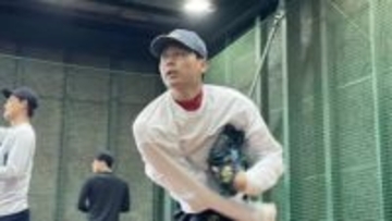 今季から先発転向　カープ栗林が今年初のブルペン