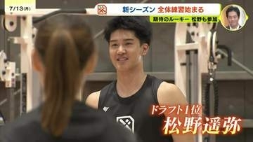 【広島ドラゴンフライズ】　新シーズン全体練習始まる　期待のルーキー松野遥弥も参加