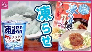構想5年！チチヤスが｢業界初｣の｢凍らせるヨーグルト｣　お好み焼きソースでおなじみもオタフクソースは｢凍らせ麺つゆ｣　今年の夏は「凍らせる！」