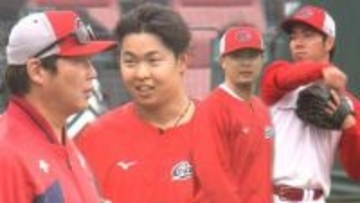 森翔平「あしたに向けて全てをかける」カープはマツダスタジアムで練習再開　２８日からは倉敷で楽天２連戦