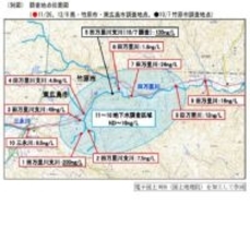田万里川の別の支流からもPFASの指針値超過　広島